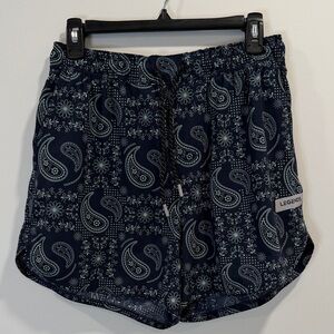 Legends Men's Navy Paisley Athletic Shorts